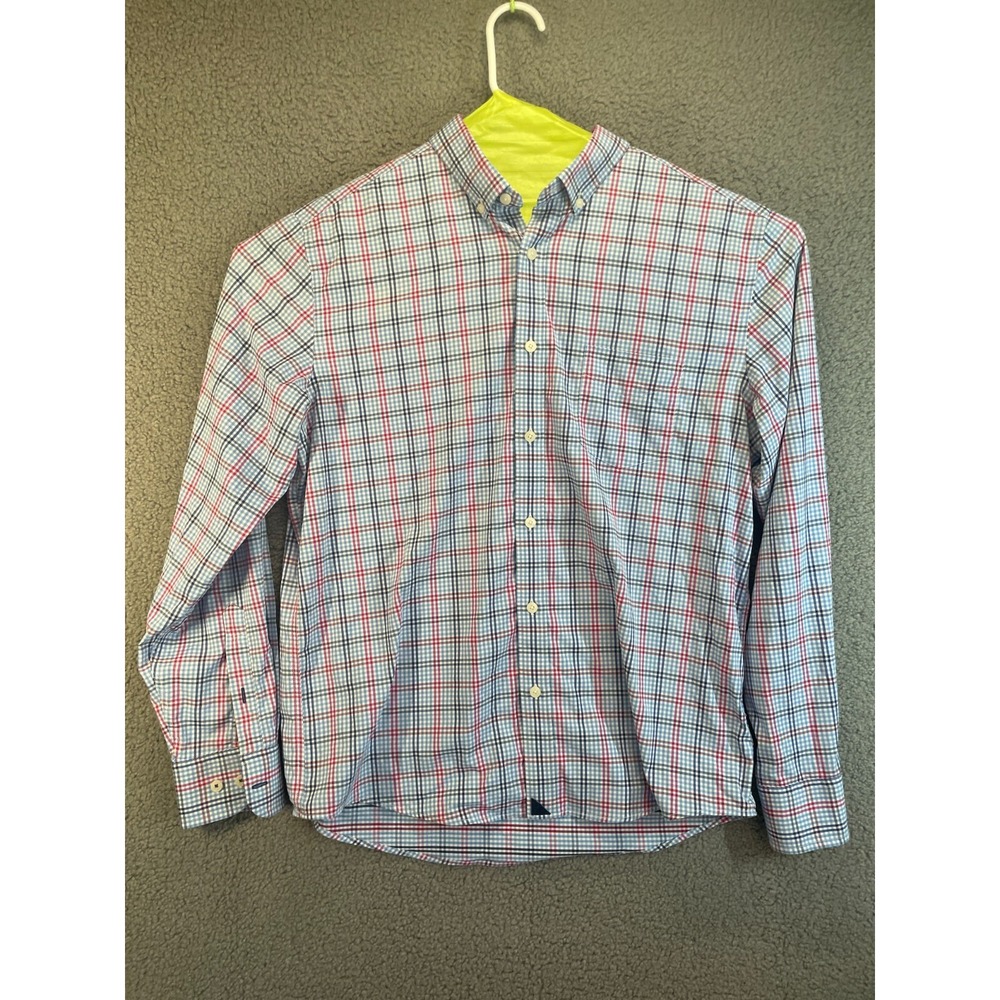 Untuckit Button Up Dress Shirt Mens Size 3XL‎ Plaid Long Sleeve